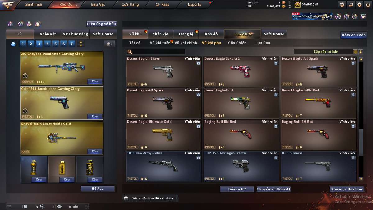 shop acc cf uy tin gia re